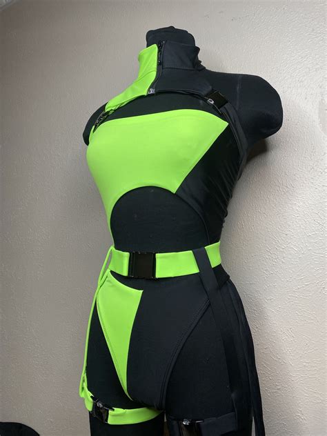 PRE-ORDER Shego Costume, Shego Cosplay, Shego Halloween Costume