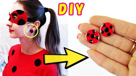 DIY СЕРЬГИ ЛЕДИ БАГ КАК СДЕЛАТЬ ТАЛИСМАН СЕРЁЖКИ ЛЕДИ БАГ САМЫЙ ПРОСТОЙ ...