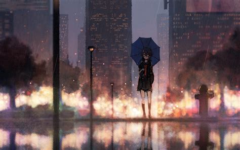 1440x900 Anime Girl Rain Umbrella Wallpaper,1440x900 Resolution HD 4k Wallpapers,Images ...