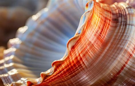 premium photo closeup detail  shell  texture