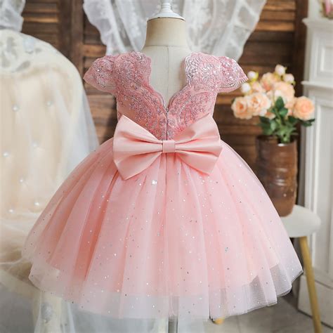 Vestido De Aniversário Para Bebês Recém-Nascidos 1 Ano Festa Meninas ...