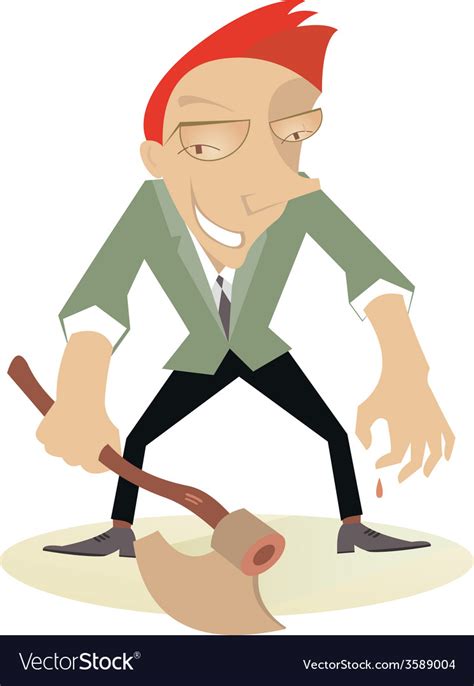 big axe royalty  vector image vectorstock