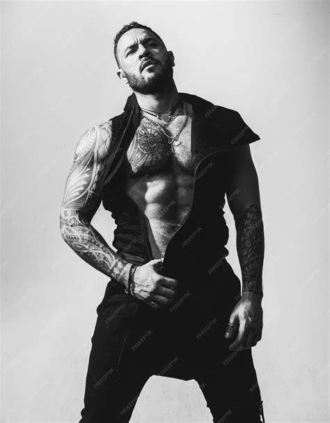 Premium Photo | Muscular sexy man with a naked torso