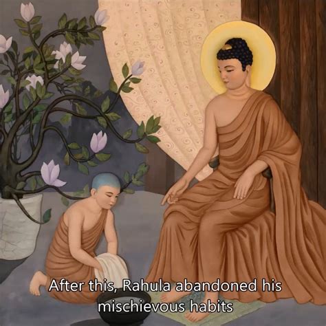 educating rahula    buddha educate  son rahula read