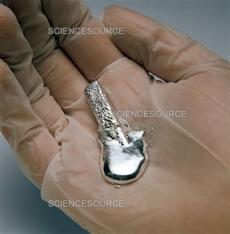 Gallium Metal Melting | Stock Image - Science Source Images 