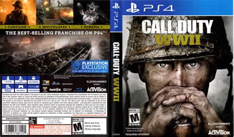 Call of Duty WW2 (2017) PS4 Cover - DVDcover.Com