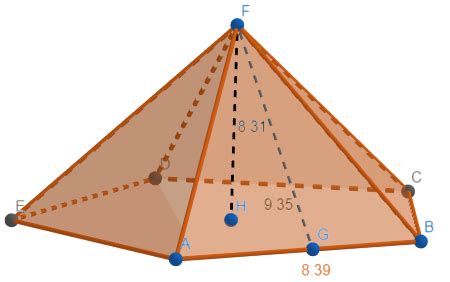 Pentagonal Pyramid Volume & Surface Area | What is a Pentagonal Pyramid ...