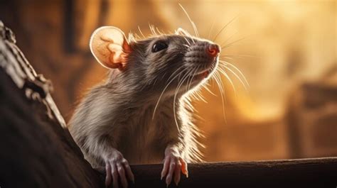 Premium AI Image | rat in beautiful light with natural habitat
