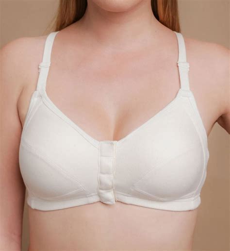 Cottonique Deborah Support Racerback Bra Size: 36B | Color: Natural