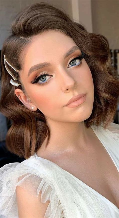 makeup bridal tutorial step by step | Bridesmaid hair makeup, Glamour ...
