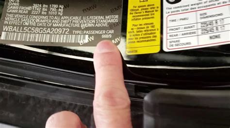 Где код краски на БМВ X6, X5, X3, 520, 320, 116 и на других моделях БМВ?