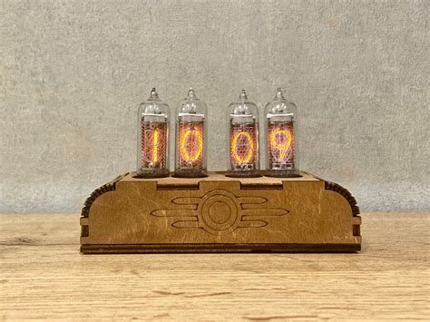 Nixie Clock IN-14 Fallout Nixie Tube Clock - Etsy