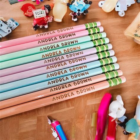 Personalized Pencils With Name - Etsy