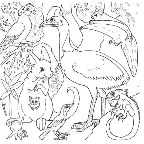 Jungle Animals coloring pages - Printable coloring pages