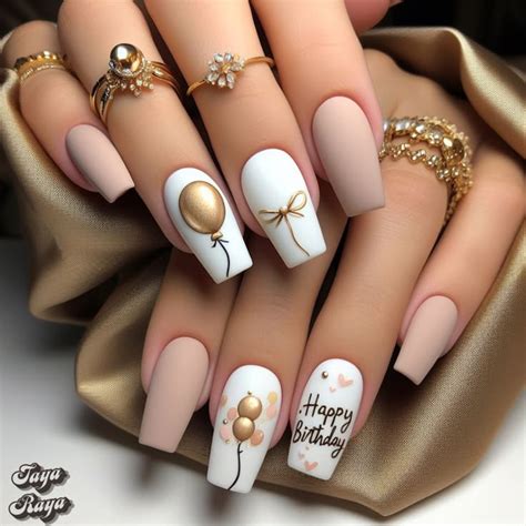 🎁Маникюр на день рождения🎈 Nail design for a birthday, 2024 | Oje, Oje ...