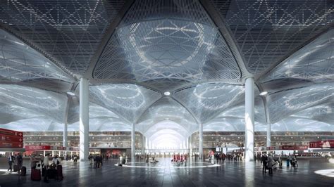 Gallery of Details Emerge on World’s Largest Airport Terminal in ...