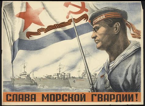 Прохожие у плакатов на улице блокадного Ленинграда — военное фото