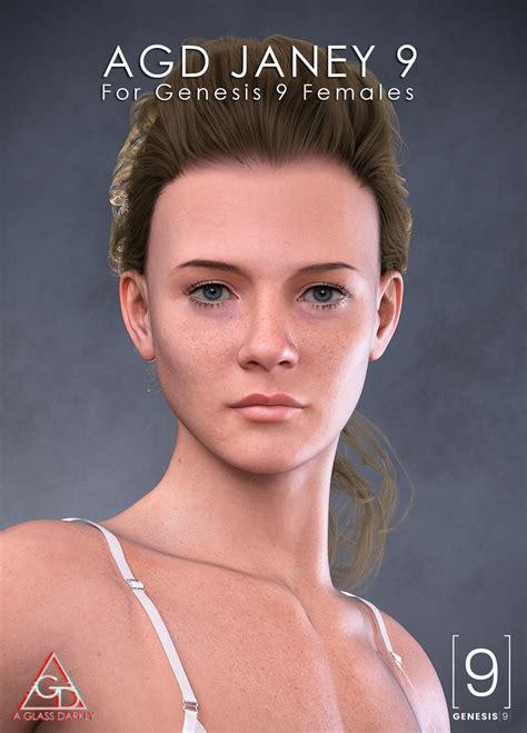 AGD Janey 9 With Custom Smiles For G9 2025 - Free Daz 3D Models