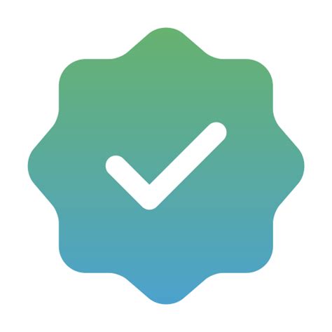 Verify Generic Flat Gradient icon