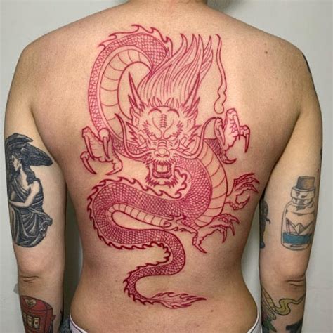 20+ Awesome Red Dragon Tattoos – neartattoos