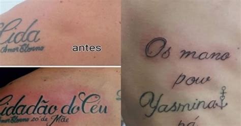 Nomes De Pessoas Em Tatuagens - Veja como algumas pessoas disfarçaram tatuagens das quais se arrependeram