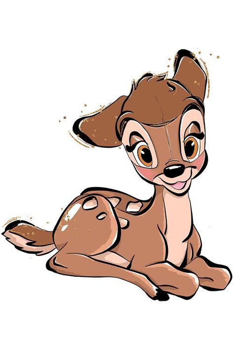 Bambi. Бемби. | Cute bear drawings, Bambi disney, Cute cartoon drawings