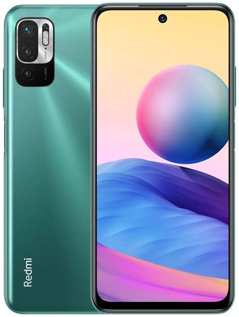 Смартфон Xiaomi Redmi Note 10T 4/128Gb Aurora Green: купить в интернет ...