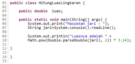 contoh program java sederhana read learn share