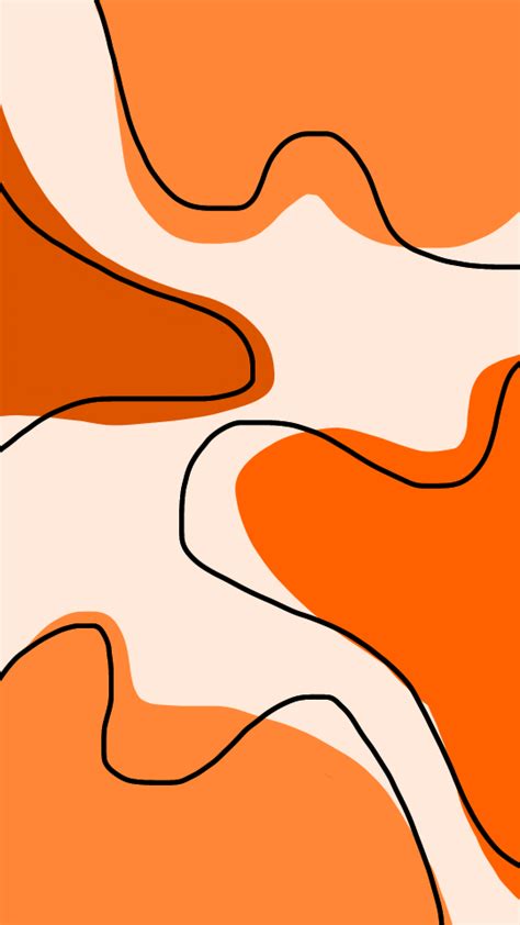 🧡оранжевые обои с пятнами🧡 | Оранжевые картины, Фиолетовые пионы, Обои
