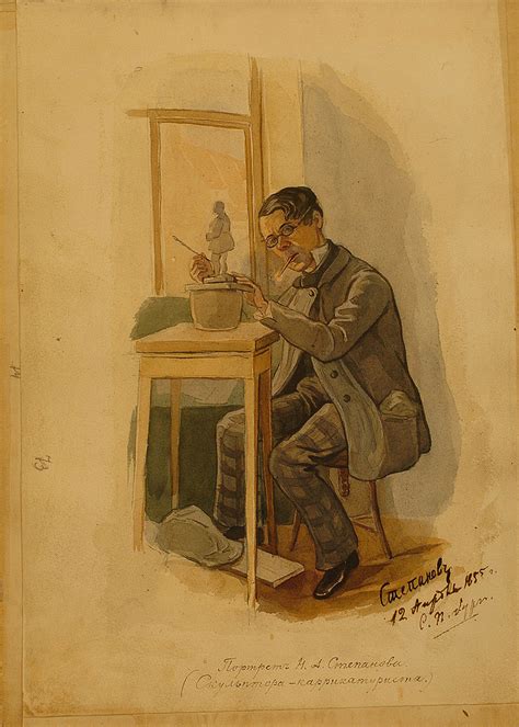 1850-е. Николай Александрович Степанов. Несколько карикатур для ...