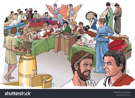 384 Ancient Roman Dinner Images, Stock Photos & Vectors | Shutterstock