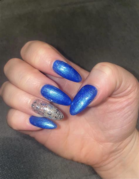 Blue glitter Nails : r/Nails