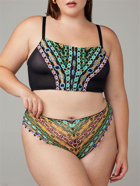 Chained In Lace Cheeky Panty in Multi | SAVAGE X FENTY