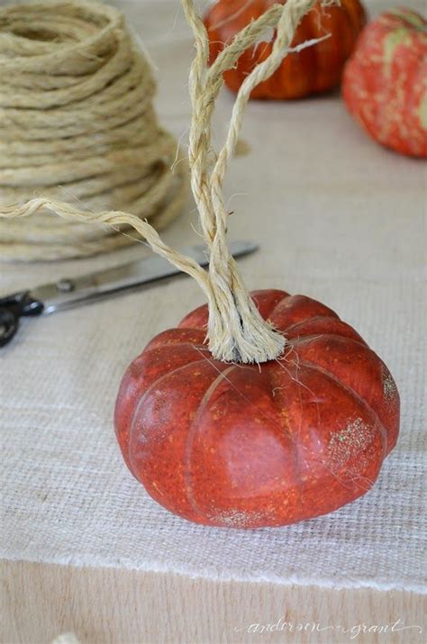 brilliant fake pumpkin stems  crafts  gallon plastic pots
