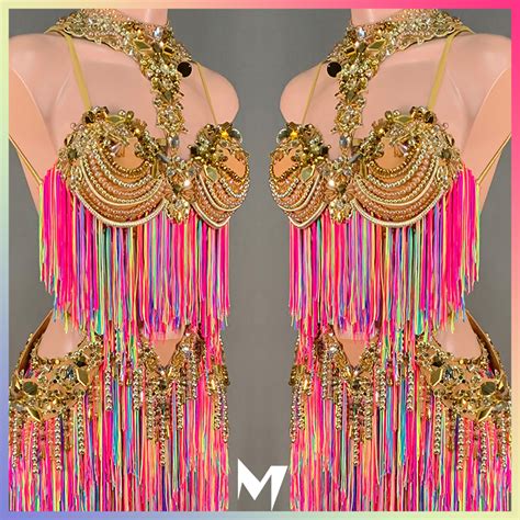 Multicolor Fringe Tassels Dress #S026