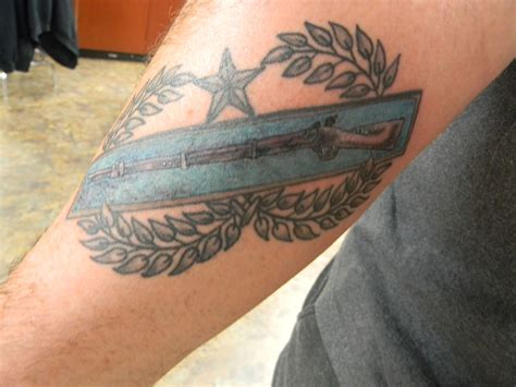 Combat Infantry Badge Tattoo