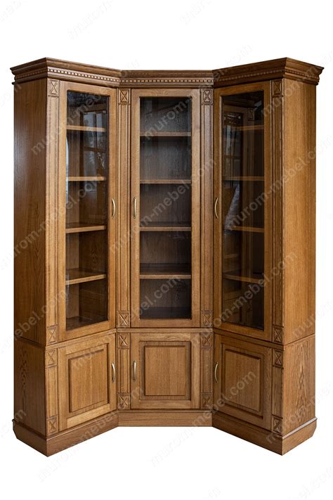 Шкаф книжный угловой Флоренция - мебель из массива дерева в Нижнем ...