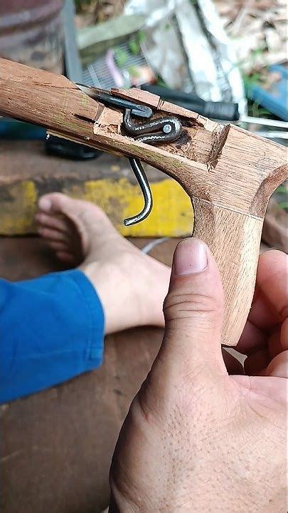 Trigger panah ikan tradisional sarawak | Jawa blaster diy