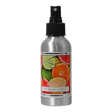 sparkling citrus room spray scents  soy