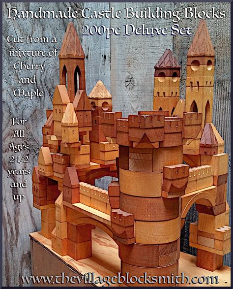 200pc Deluxe Castle Building Blocks - Etsy