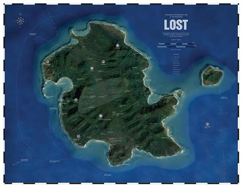 Lost Tv Show Island Map