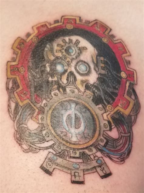 My Adeptus Mechanicus Tattoo : Warhammer40k