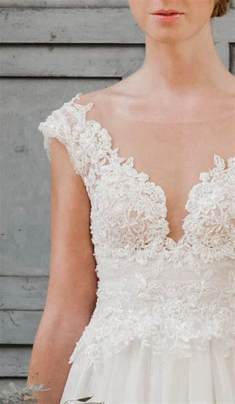 Ivory Lace Wedding Dress Lace Wedding Gown Romantic Wedding | Etsy