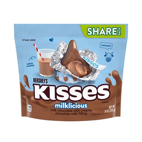 Hershey's Kisses Milklicious Milk Chocolate Candy - Share Pack - Shop