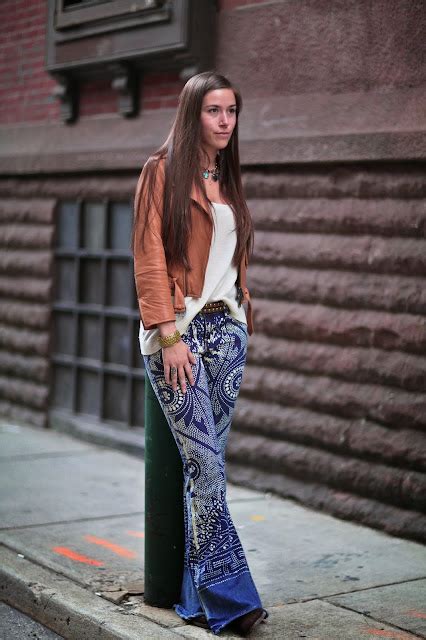 Street Gazing: Street Gazing... Caroline, bell bottoms redefined.