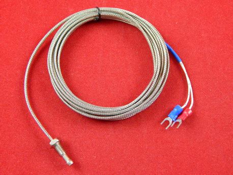 Термопара тип К (0~400°C) М6, шаг 1.25мм, провод 3м - RadioMart.kz ...