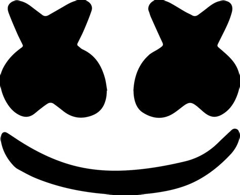 Marshmello Face Printable - Printable Word Searches