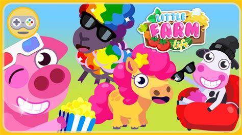 Веселая маленькая ферма - игра мультик для детей про животных Little ...
