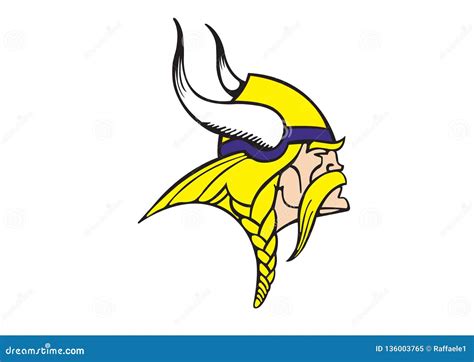 Minnesota Vikings Logo editorial image. Illustration of national ...