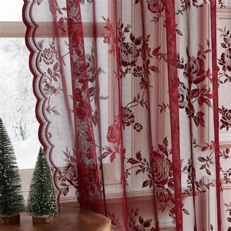 burgundy color curtains 9